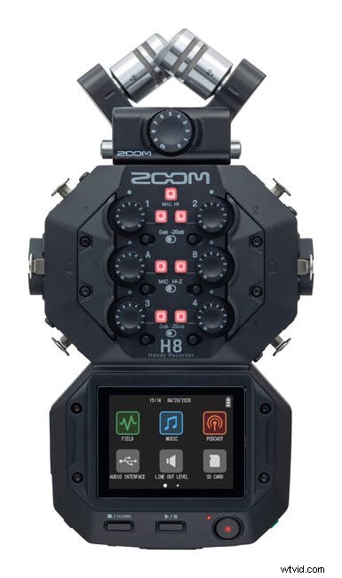 Zoom H8 Handy Recorder: 12‑Track Recording, App‑Driven Touchscreen, and More