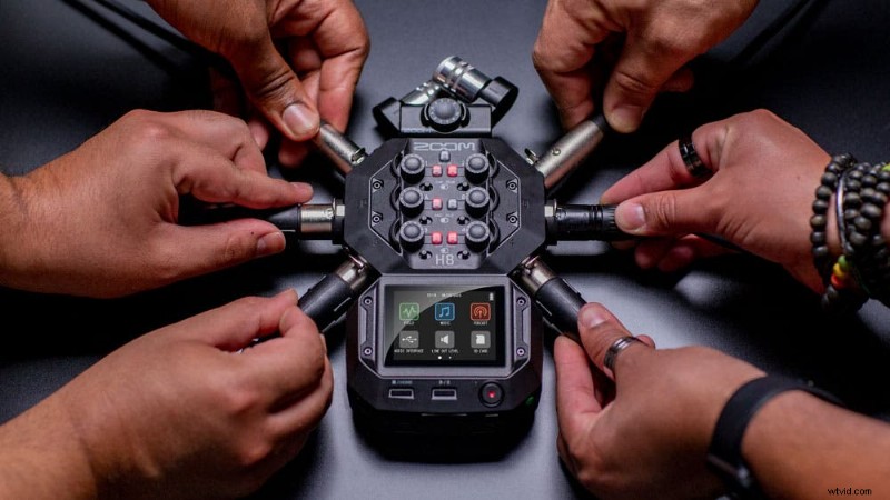 Zoom H8 Handy Recorder: 12‑Track Recording, App‑Driven Touchscreen, and More