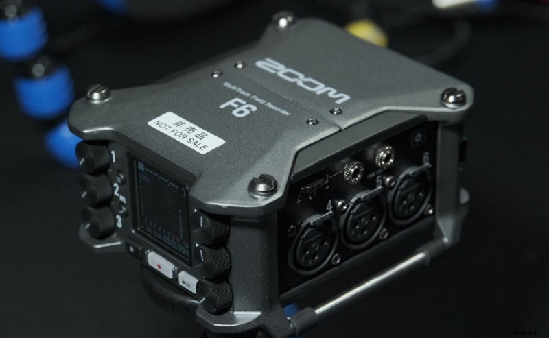 Zoom F6 Field Recorder: 32-Bit Float & Dual AD Converters at IBC 2019