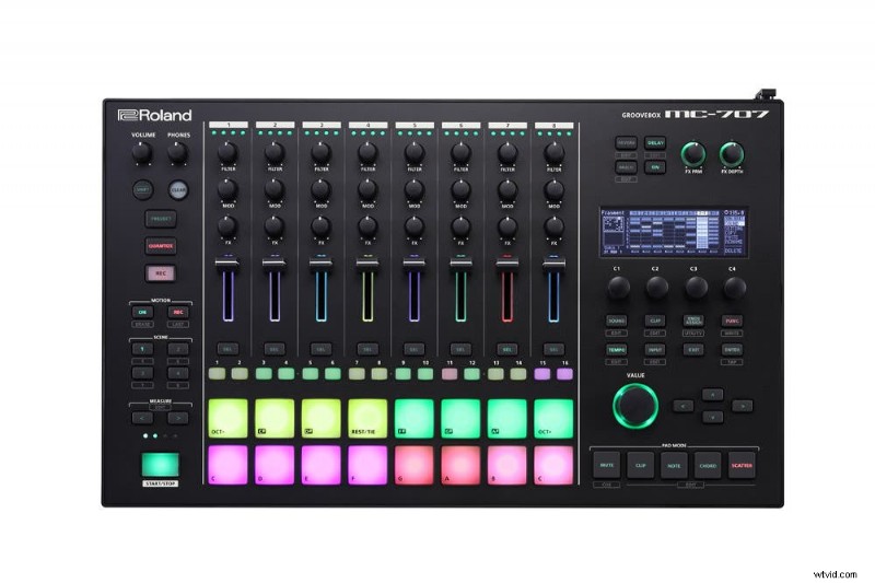 Roland JU-06A Juno Synthesizer & MC-101/MC-707 Grooveboxes: New Music Tools