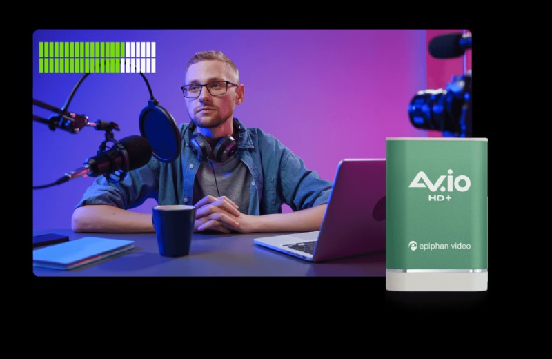 Epiphan AV.io HD+ USB Video Capture Card - High-Quality 1080p Capture