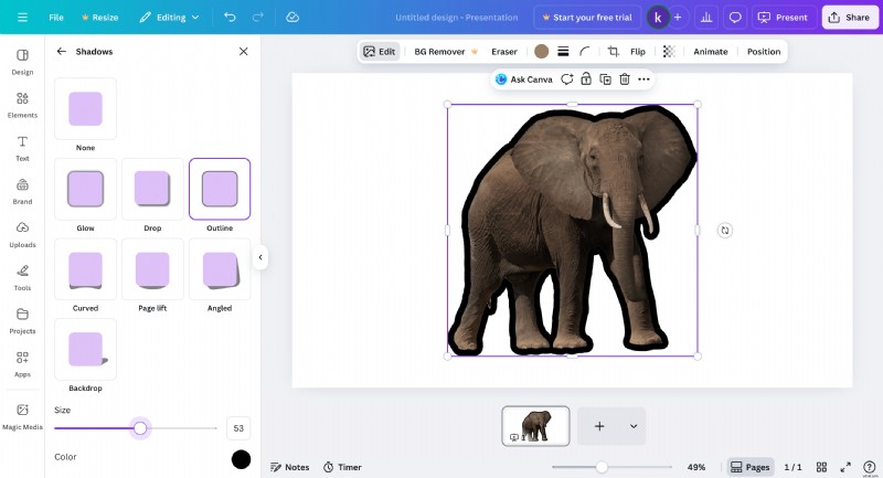 Canva: Add a White Outline to Images - Easy Step-by-Step Guide
