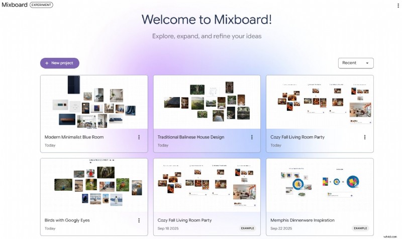 Google Mixboard: AI Mood Board Tool for Visual Concepting