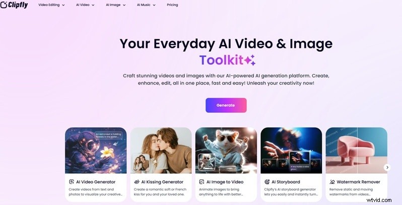 Clipfly AI Review 2024: Generate Videos Fast | Alternatives & Pricing