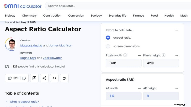 Aspect Ratio Calculator: Find the Perfect Dimensions for Video & Social Media