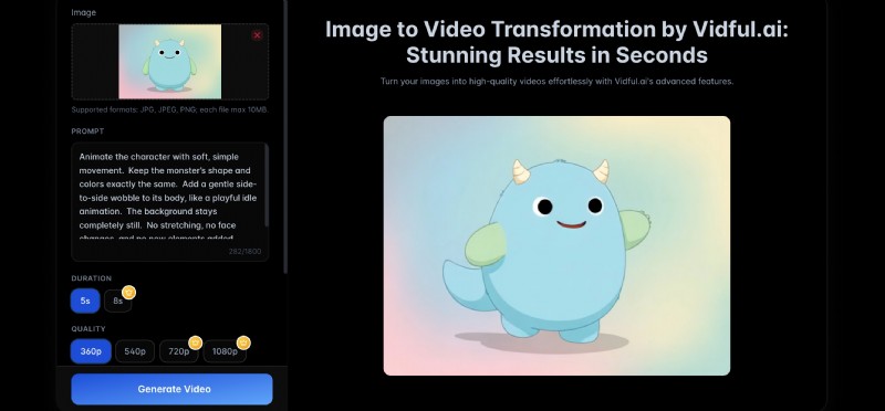 Vidful AI Review 2026: Generate Engaging AI Videos from Text & Images | Features & Limitations