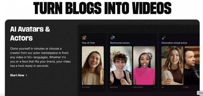 Top AI Blog to Video Tools: Repurpose Content for 2026