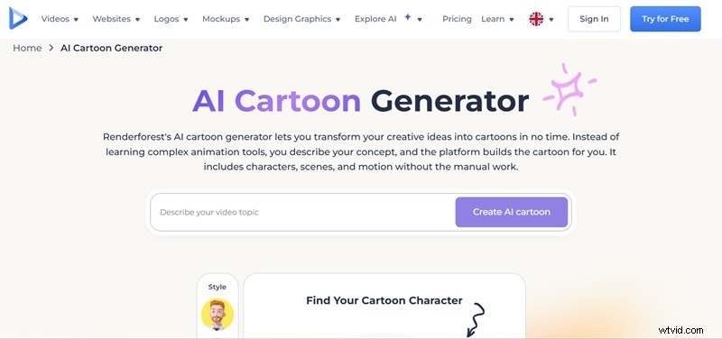 Top AI Cartoon Video Makers: Create Animated Stories Easily (2024)