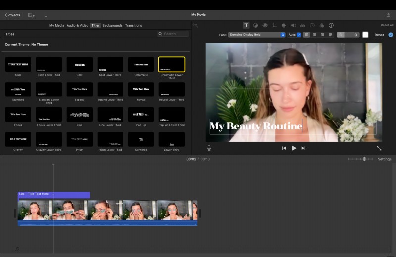 iMovie Tutorial: Add & Animate Text on Mac (2024)