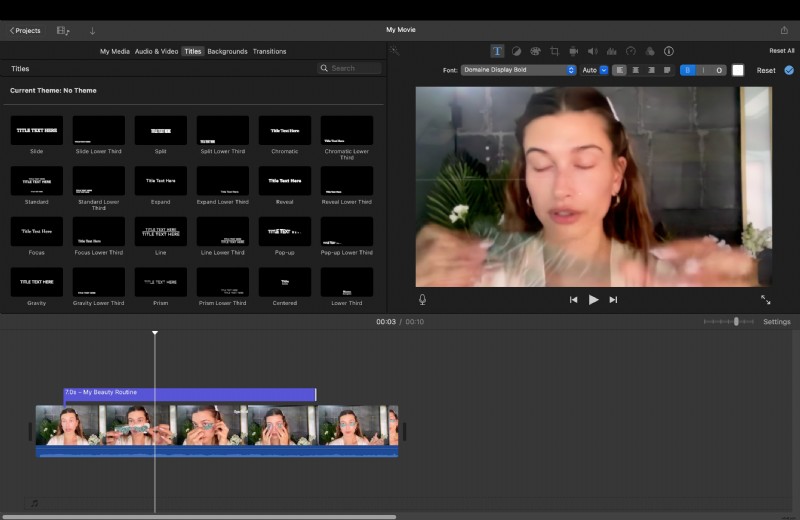 iMovie Tutorial: Add & Animate Text on Mac (2024)