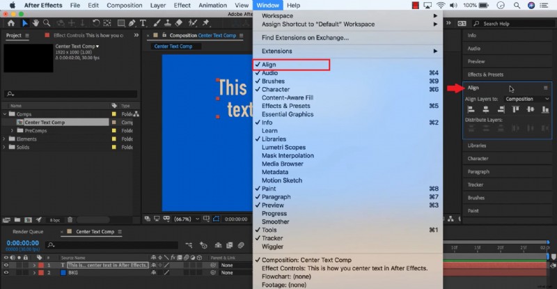 Perfectly Center Text in After Effects: 3 Proven Methods