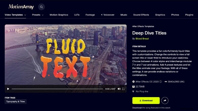 After Effects Liquid Text Animation: Templates & Tutorial