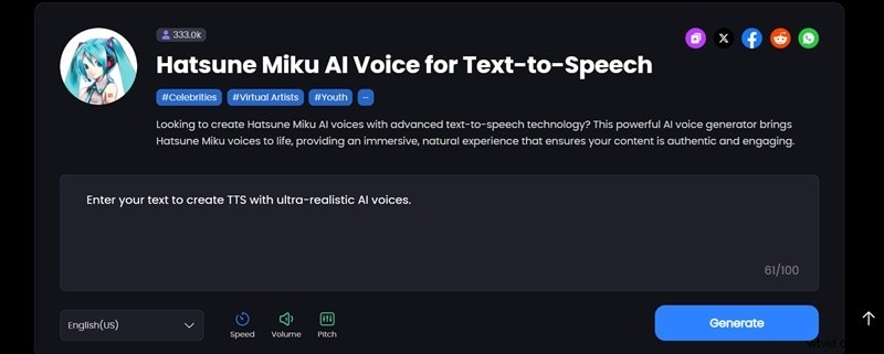 Hatsune Miku Voice Generators: Free & Paid Options for Music Production