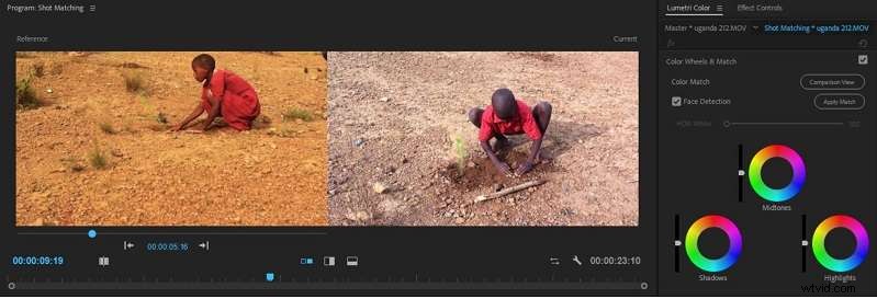 Filmora vs. Premiere Pro: Color Matching Explained