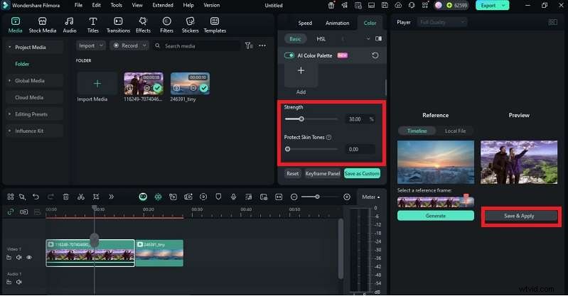 Filmora vs. Premiere Pro: Color Matching Explained