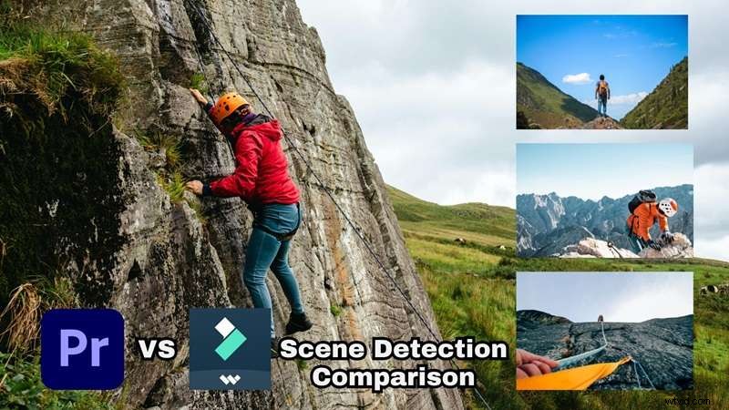 Filmora vs. Premiere Pro: Scene Edit Detection Comparison