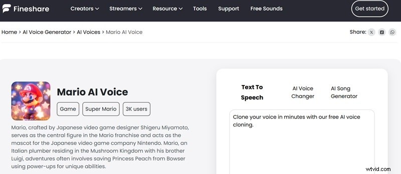 Mario AI Voice Generator: Create Authentic Mario Sound Effects & Voiceovers