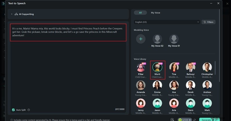 Mario AI Voice Generator: Create Authentic Mario Sound Effects & Voiceovers
