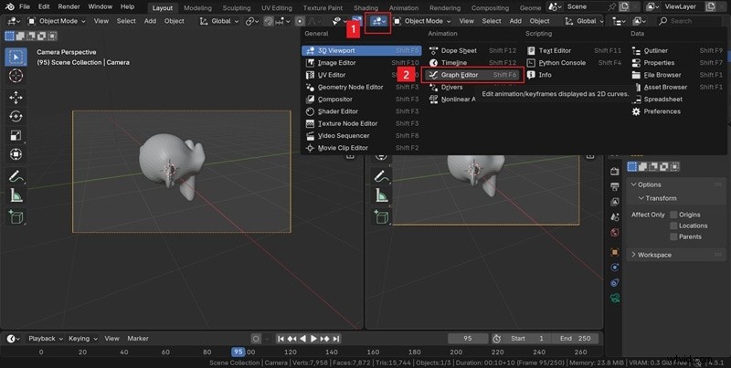 Blender Camera Animation: Smooth Movement with Keyframes & Paths | Tutorial