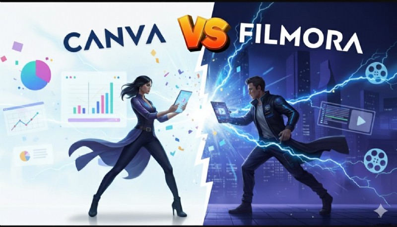 Canva vs Filmora 2026: Comprehensive Video Editor Comparison