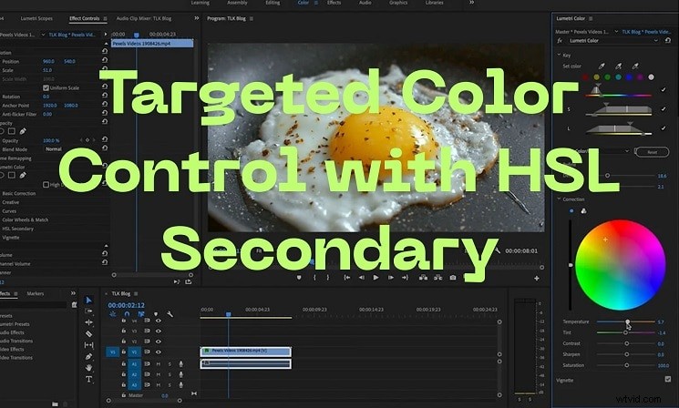HSL Secondary Color Correction in Premiere Pro: A Comprehensive Guide