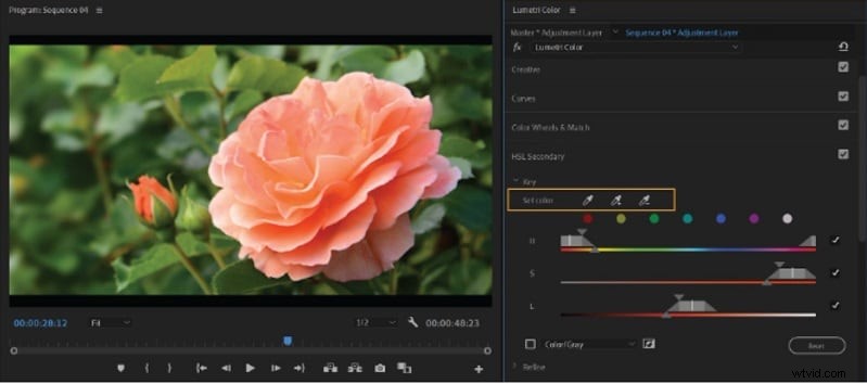 HSL Secondary Color Correction in Premiere Pro: A Comprehensive Guide