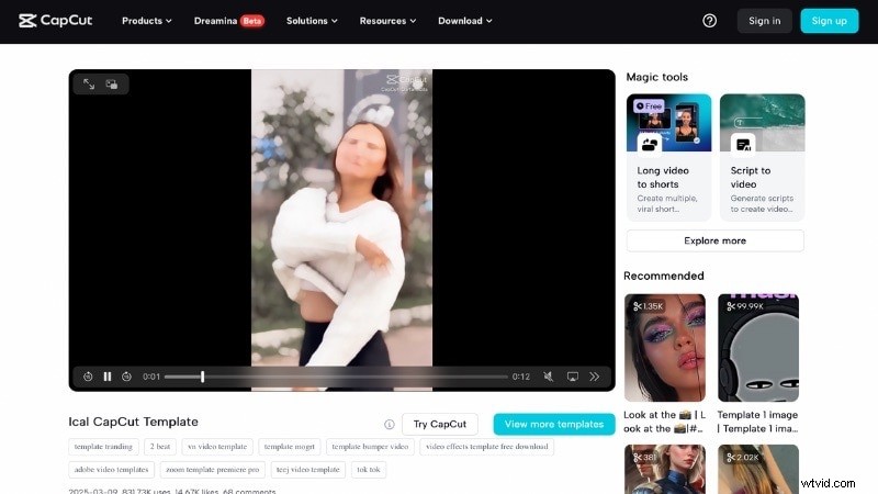 CapCut Trending Templates 2024: Create Viral TikTok & Reels Videos | Filmora AI