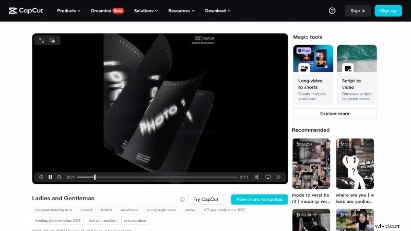 CapCut Trending Templates 2024: Create Viral TikTok & Reels Videos | Filmora AI