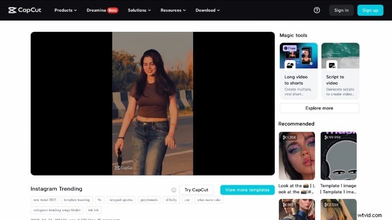 CapCut Trending Templates 2024: Create Viral TikTok & Reels Videos | Filmora AI