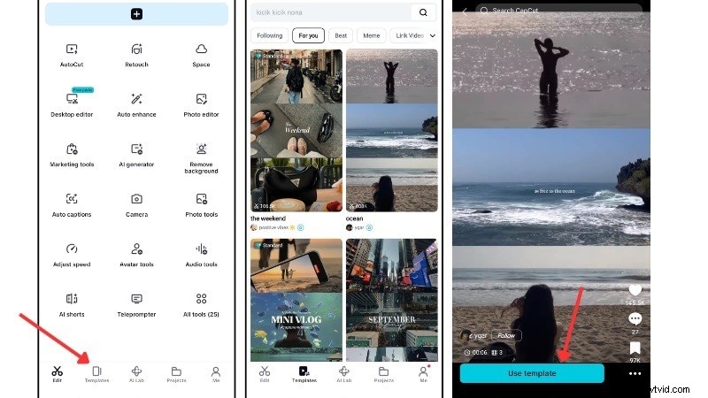 CapCut Trending Templates 2024: Create Viral TikTok & Reels Videos | Filmora AI