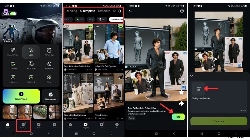 CapCut Trending Templates 2024: Create Viral TikTok & Reels Videos | Filmora AI
