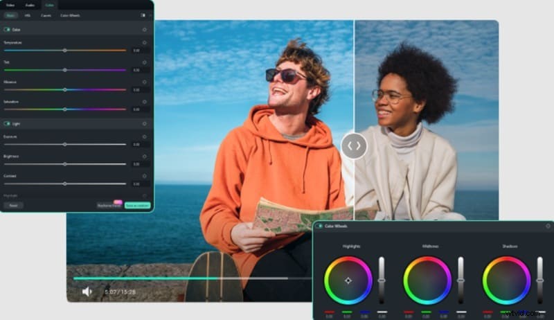 Filmora: The Best Video Brightness Editor in 2026 - Free AI Brightener