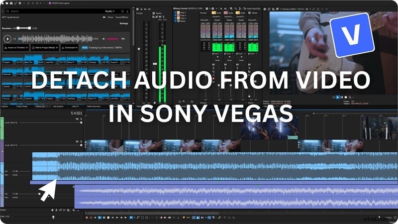 Extract Audio from Video in Sony Vegas Pro: A Quick Guide