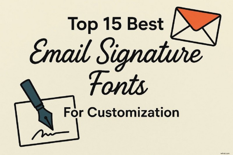 Best Email Signature Fonts: 15 Professional & Readable Options