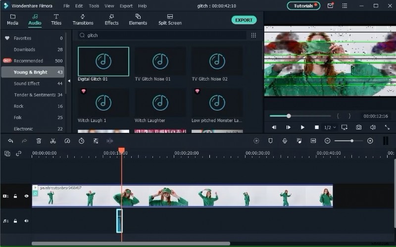 Create Stunning Glitch Effects with Filmora: TV, RGB & Digital Overlays