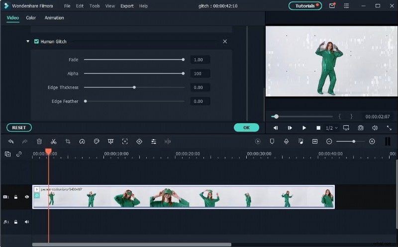 Create Stunning Glitch Effects with Filmora: TV, RGB & Digital Overlays