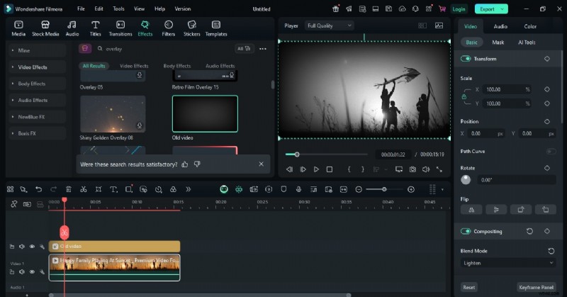 Filmora Tutorial: Add Authentic Old Film Overlays for a Vintage Look