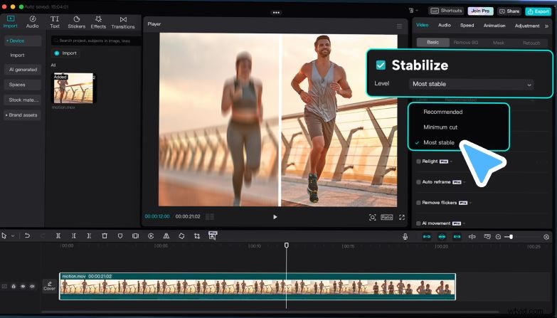 CapCut Video Stabilization: A Quick & Easy Guide