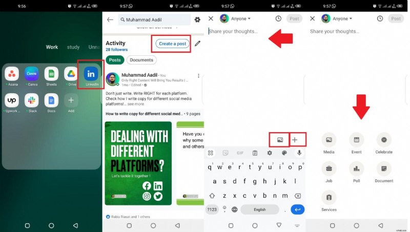 LinkedIn Mobile Posting: A Step-by-Step Guide for Professionals