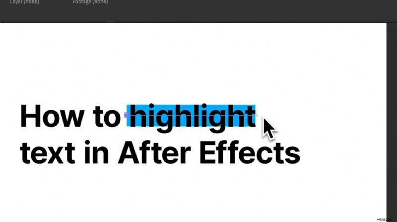 Mastering Text Highlights in Adobe After Effects: A Comprehensive Guide