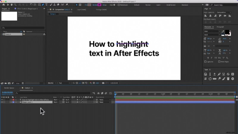 Mastering Text Highlights in Adobe After Effects: A Comprehensive Guide