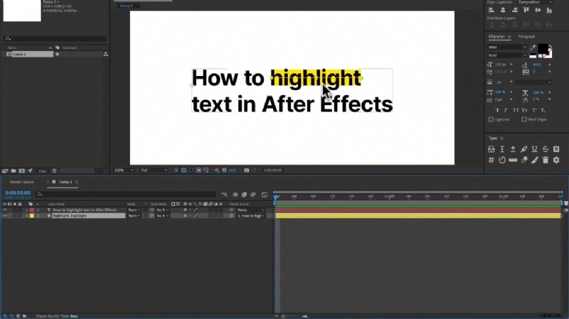 Mastering Text Highlights in Adobe After Effects: A Comprehensive Guide