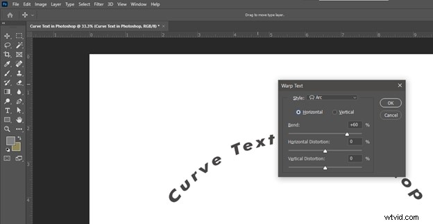 Mastering Curved Text in Photoshop 2024: 3 Simple Techniques