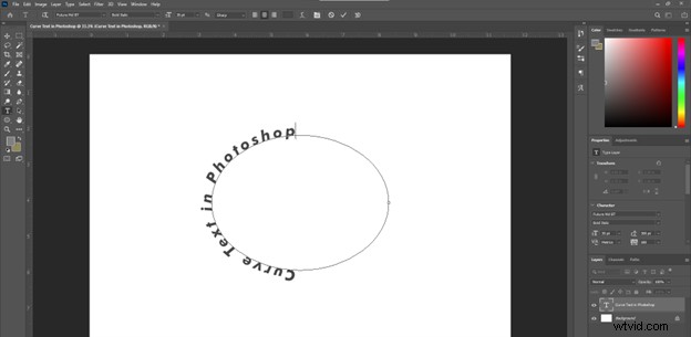 Mastering Curved Text in Photoshop 2024: 3 Simple Techniques