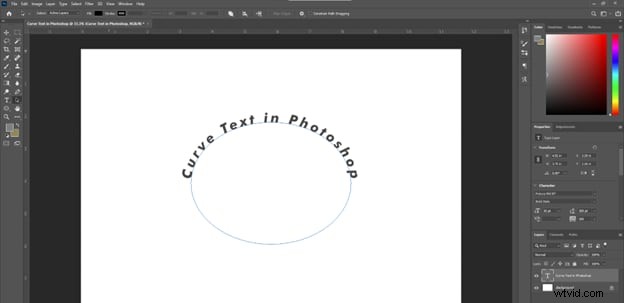 Mastering Curved Text in Photoshop 2024: 3 Simple Techniques