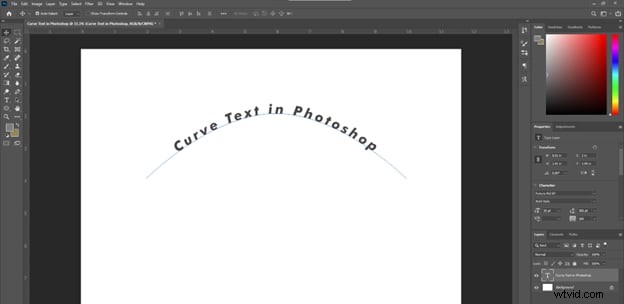 Mastering Curved Text in Photoshop 2024: 3 Simple Techniques