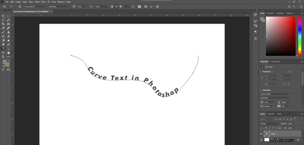 Mastering Curved Text in Photoshop 2024: 3 Simple Techniques