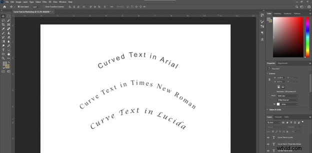 Mastering Curved Text in Photoshop 2024: 3 Simple Techniques