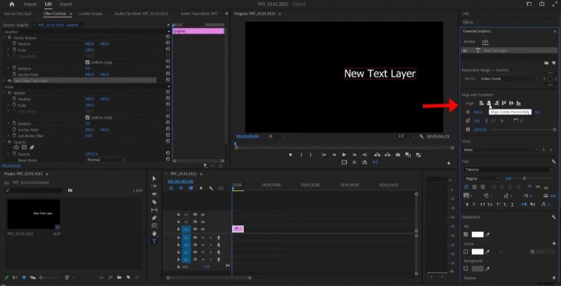 How to Center Text in Adobe Premiere Pro: 5 Easy Methods