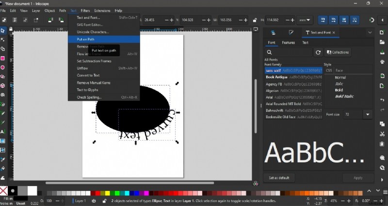 Inkscape: How to Curve Text with Text on Path - A Comprehensive Guide